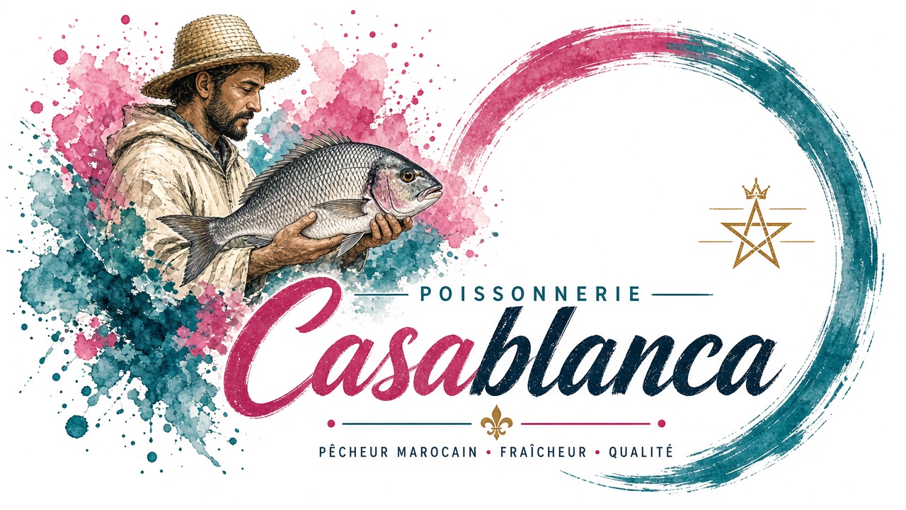 Poissonnerie Casablanca — pêcheur marocain, poissons frais de la criée